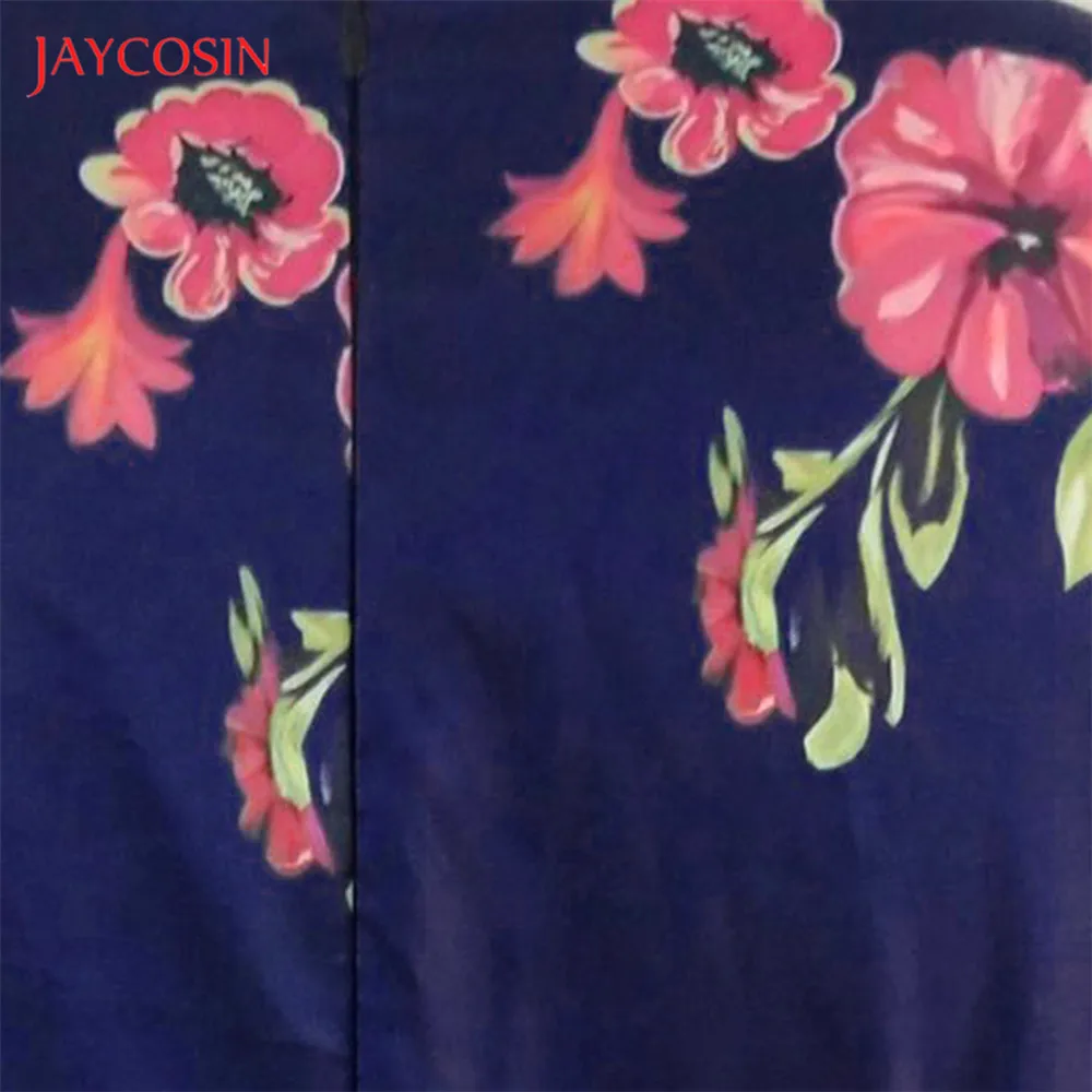 Jaycosin одежда женское платье с цветочным принтом для девушек летнее элегантное