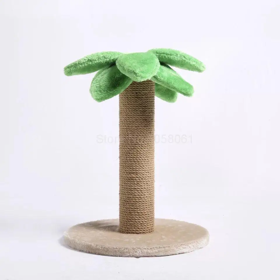 Кокосовое дерево для кошек подъемная рама игрушка кошачий наполнитель