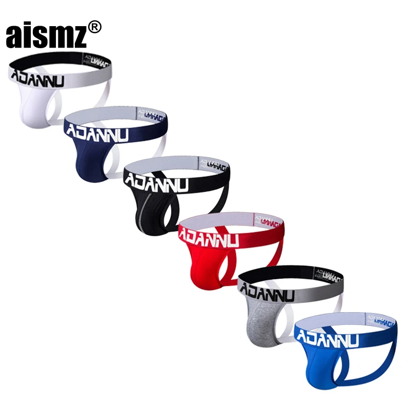 Aismz сексуальные Танга мужские трусики Тонг дышащие стринги трусы sissy jockstrap Ropa Interior