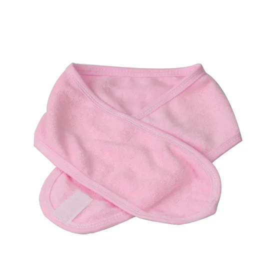 Pink Новинка, 1 шт., для наращивания ресниц, для салона, повязка на голову, растягивающееся полотенце с волшебной лентой, для мытья лица/спа/ресниц, мягкая лента для волос, инструменты для макияжа - Цвет: Pink