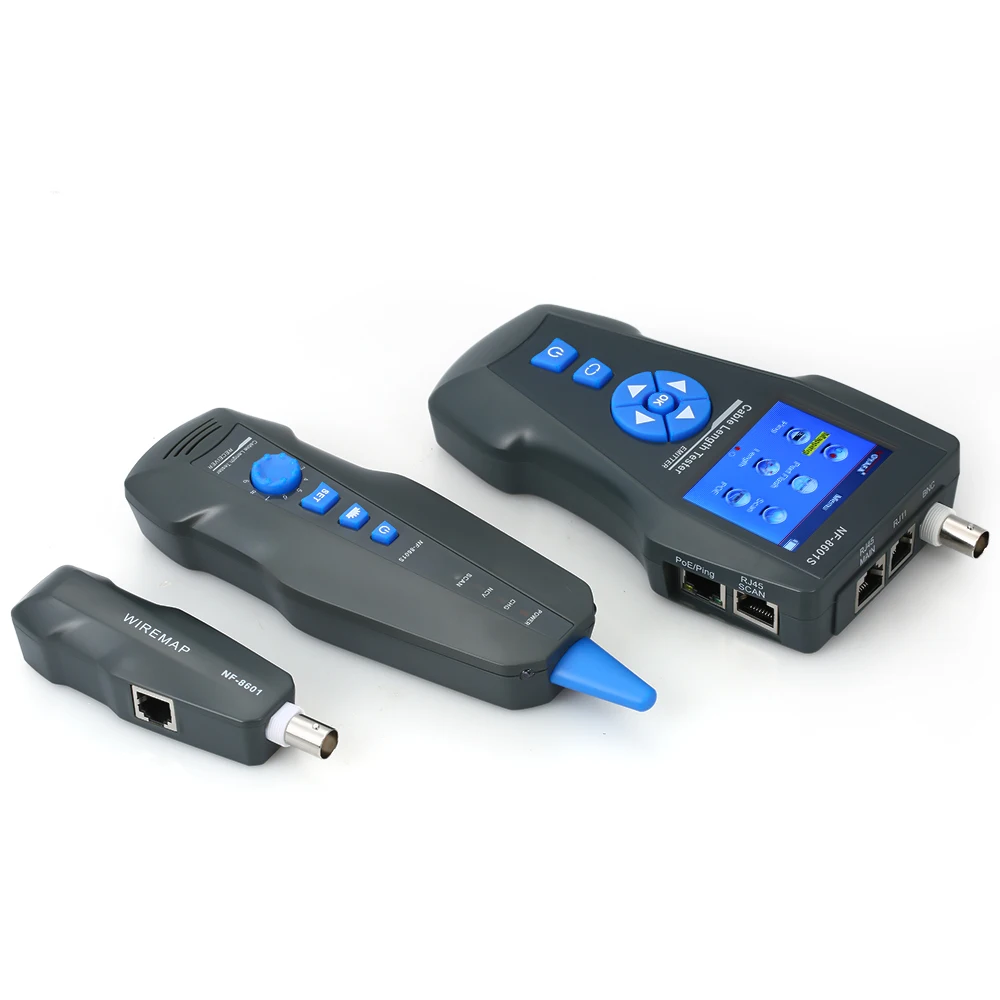 KKMOON RJ11 RJ45 измерительный прибор tdr сетевой Кабельный тестер трекер длина кабеля LAN телефонный трекер POE/PING детектор напряжения NF-8601S