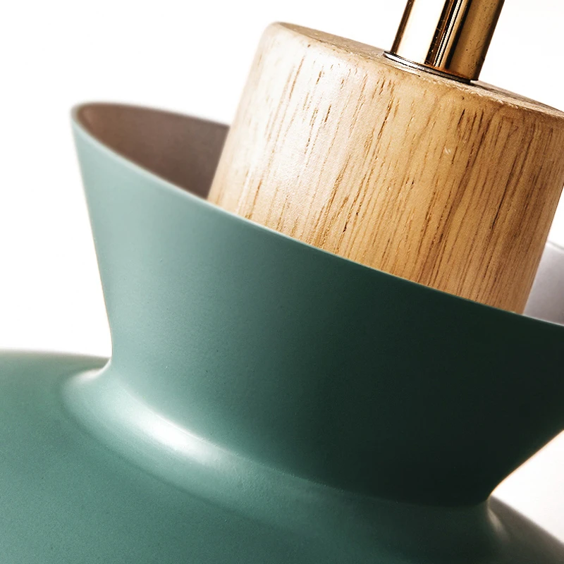 Красочная деревянная Подвесная лампа современный подвесной светильник в