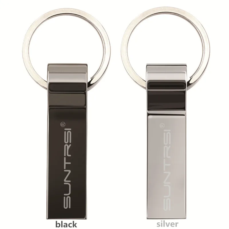 Suntrsi USB Flash Drive 64 ГБ металлические стальные накопитель Высокая скорость pendrive брелок usb флэш-накопитель памяти usb флэш