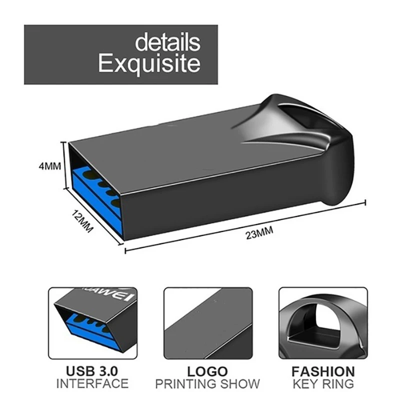 USB 3,0 мини металлический USB флеш-накопитель 8 ГБ 16 ГБ 32 ГБ 64 Гб 128 ГБ 256 ГБ флеш-накопитель карта памяти 3 года гарантии