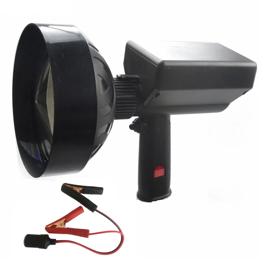 55W 12V 150mm 3500/4500lm 35 W/55 W HID Ручной Точечный светильник, охотничий светильник для рыбалки, походов, поиска по бездорожью, регулируемое пятно и луч потока - Цвет: 55W