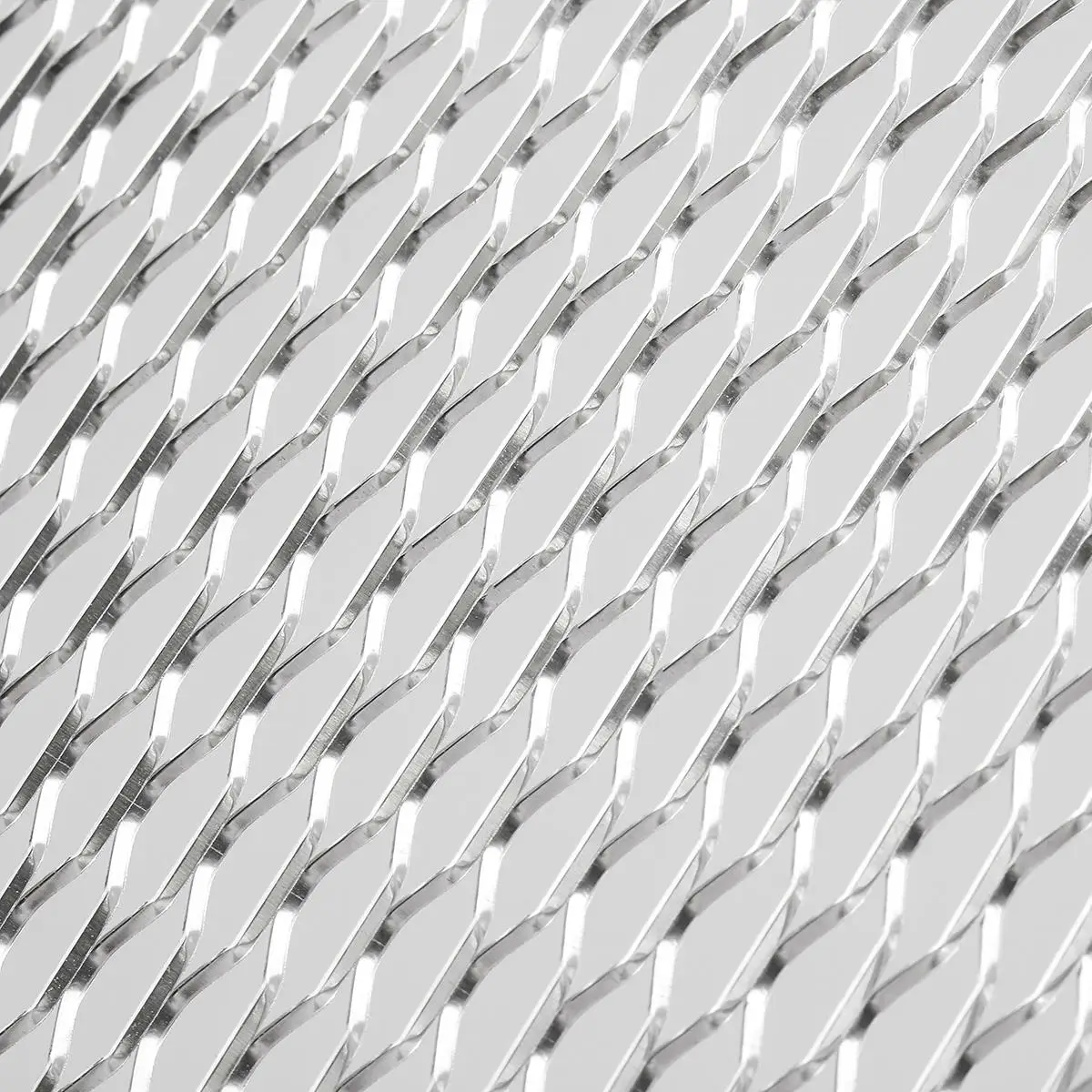 Универсальная сетчатая решетка из серебристого алюминиевого сплава 100x33 см для