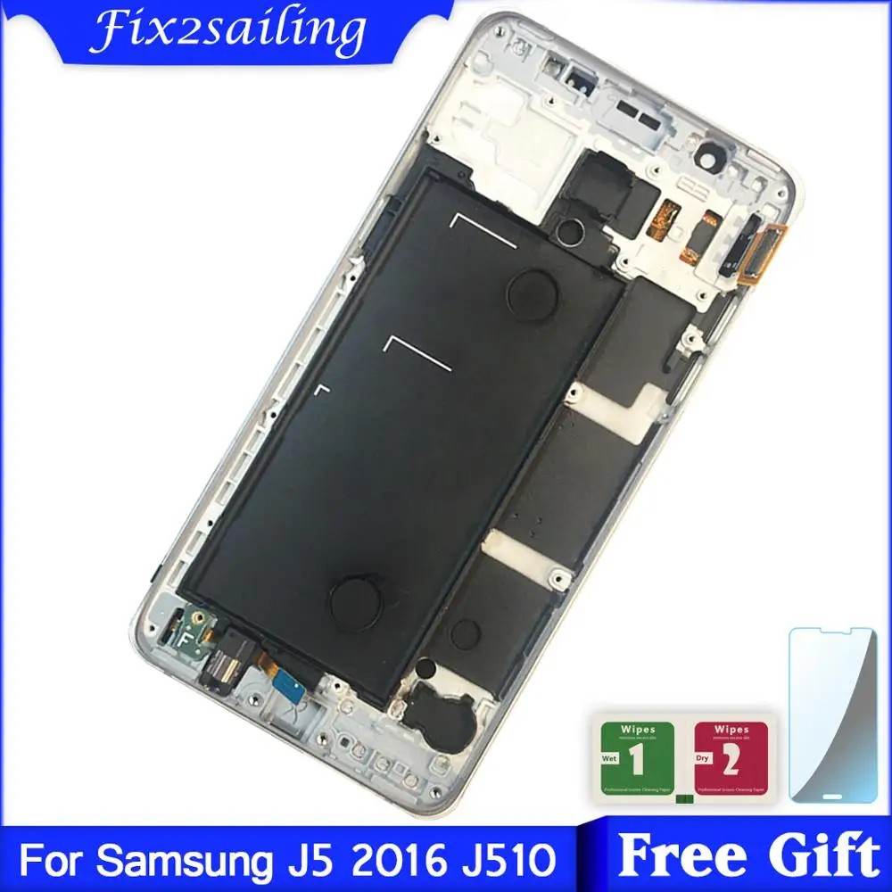 Для Samsung Galaxy J5 2016 J510FN J510F J510M J510H /DS ЖК-дисплей + сенсорный экран дигитайзер в сборе с