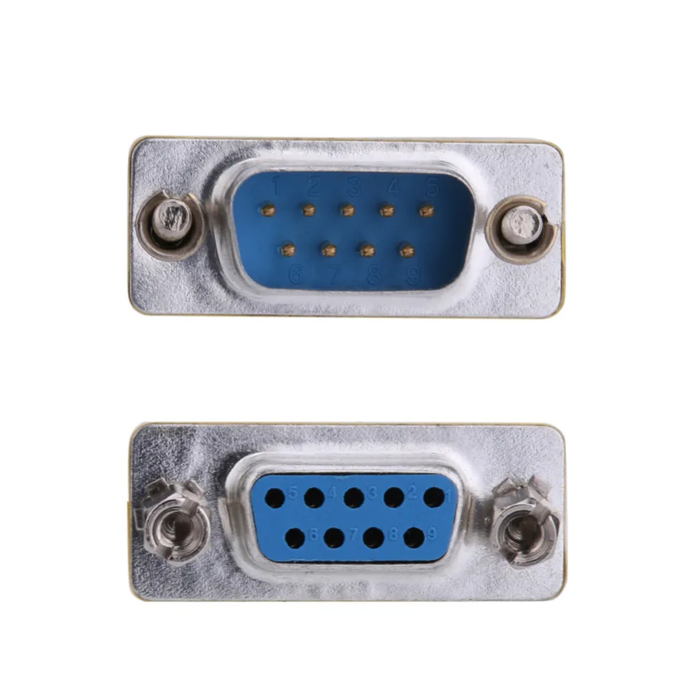 2 шт. DB9 папа папа/Мама мама/адаптер Папа мама Gender Changer Serial RS232 прямой переходник