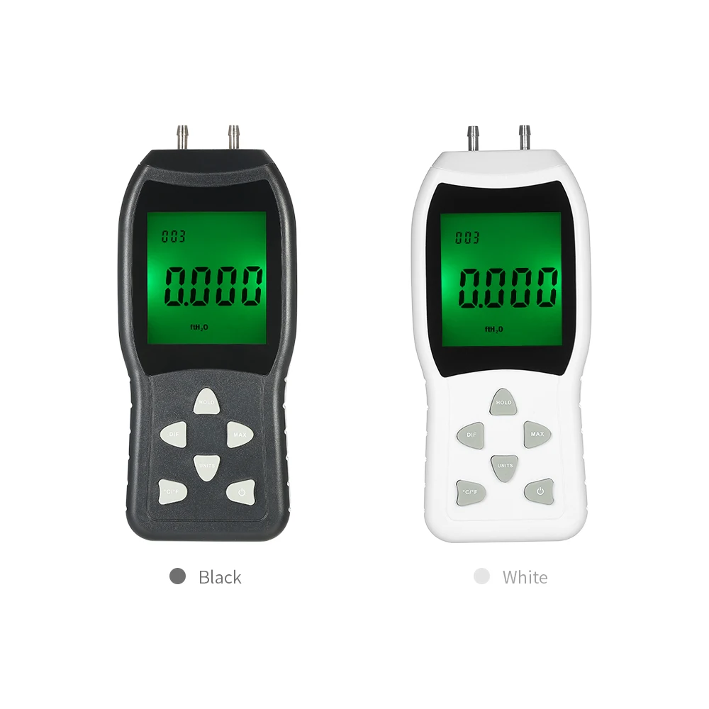 Высокая точность ручной ЖК-дисплей цифровой адаптер с двумя портами для манометр