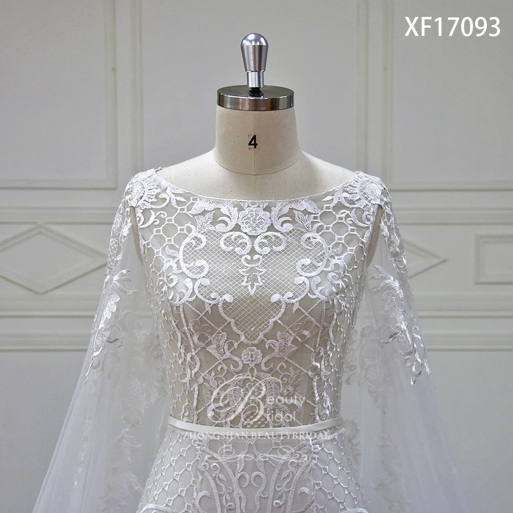 Beautybridal Luxury Royal Train Mermaid Wedding Dresses Gorgeous tulle Vestido De Noiva Sweetehart Wedding DressXF17093