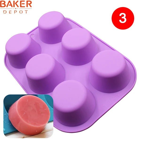 CDSM-684 BAKER DEPOT, силиконовая форма для выпечки торта, торта, выпечки, Круглый Желе, пудинг, форма для мыла, форма для льда, инструмент для украшения торта, диск, форма для хлеба, печенья - Цвет: CDSM-684