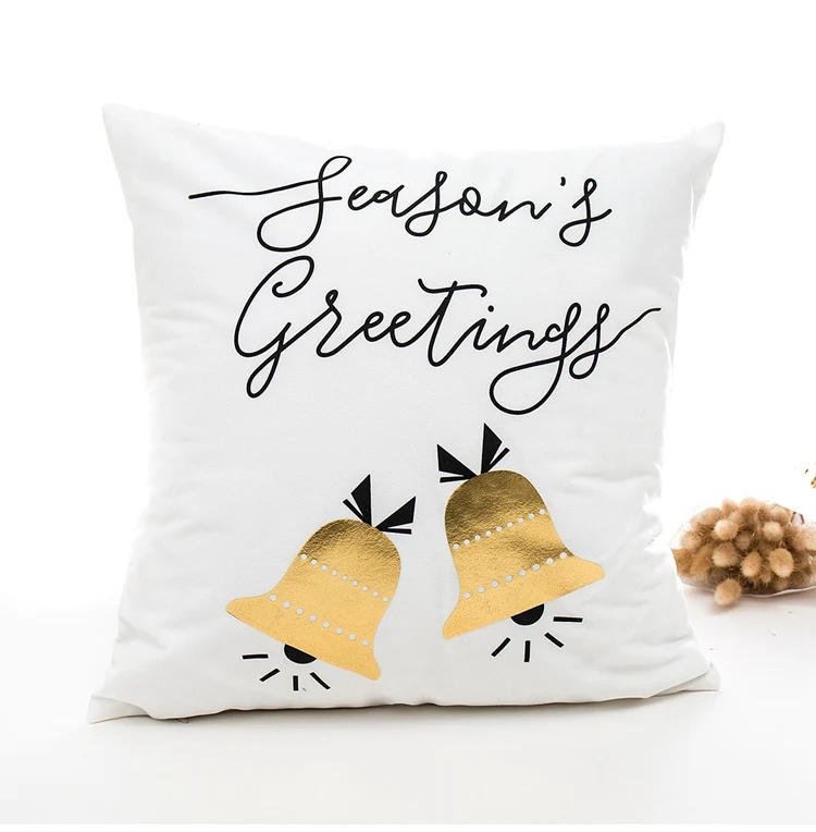 FENGRISE, 45x45 см, хлопок, лен, Merry Christmas, чехол, подушка, Рождественский Декор для дома, счастливый год, Декор,, Navidad, рождественский подарок