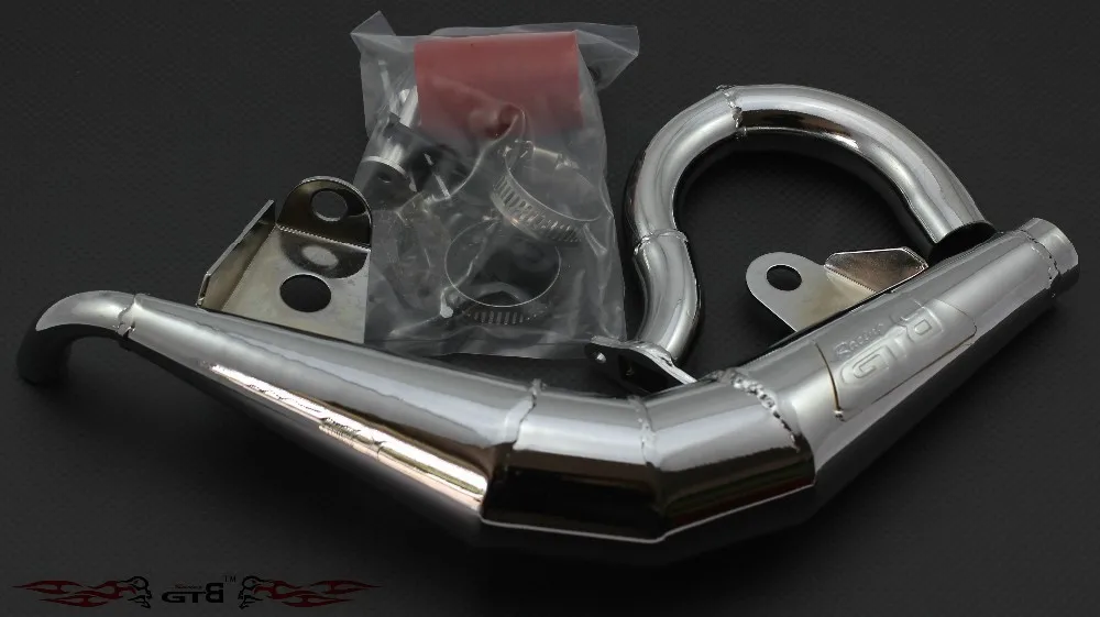 GTB гоночная труба с большим отверстием разрядная для LOSI 5IVE T KMX2 ROVAN LT|pipe saddle|pipe
