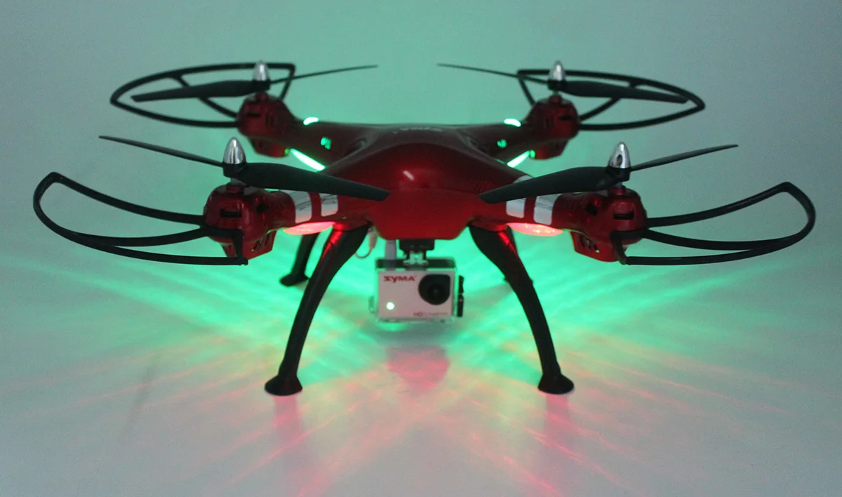 Квадрокоптер Syma X8HG Wifi FPV 1080P 8 Мп 2 4G 4 канала 6 осей|Радиоуправляемые вертолеты| |