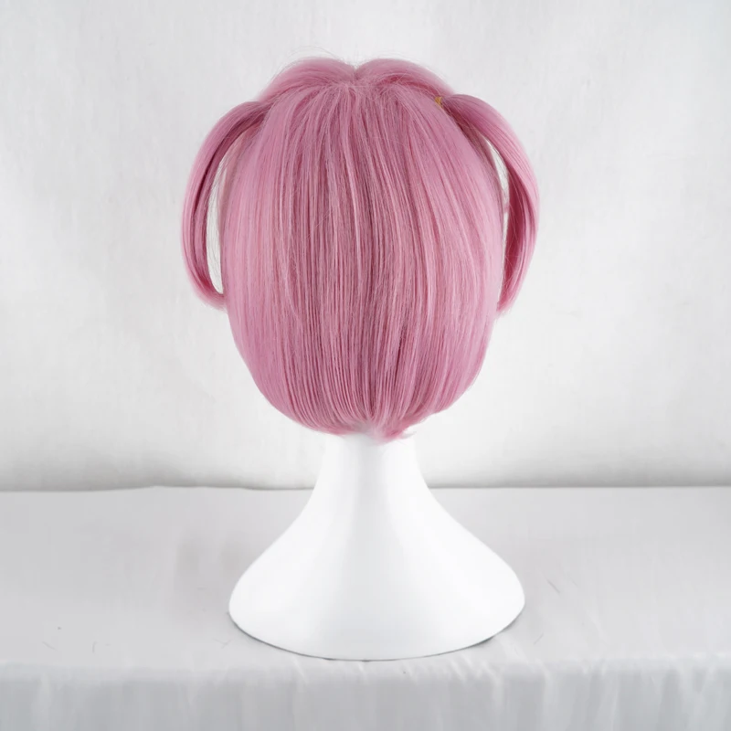 Shumeier игра DDLC Doki Literature Club Natsuki розовый короткий парик косплей костюм для Хэллоуина