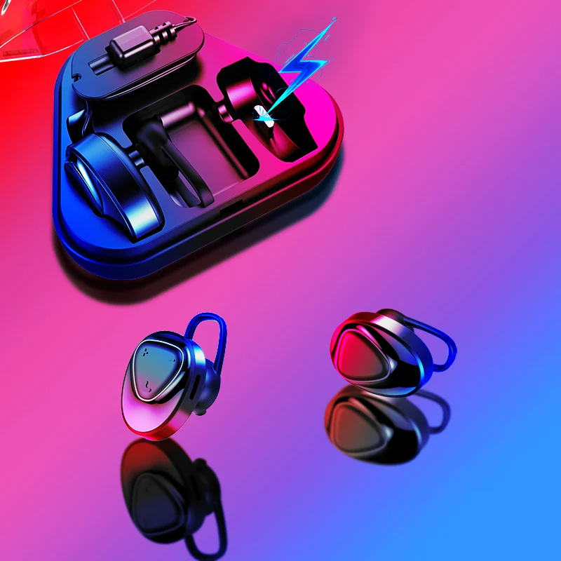 2019 беспроводные наушники Bluetooth спортивные с шейным ремешком водонепроницаемые TWS