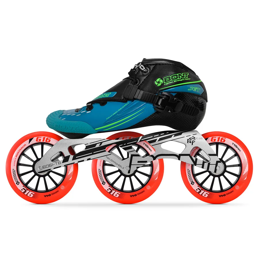 100% Оригинальные Bont Jet скоростные роликовые коньки Размеры 29 40 Heatmoldable углеродного