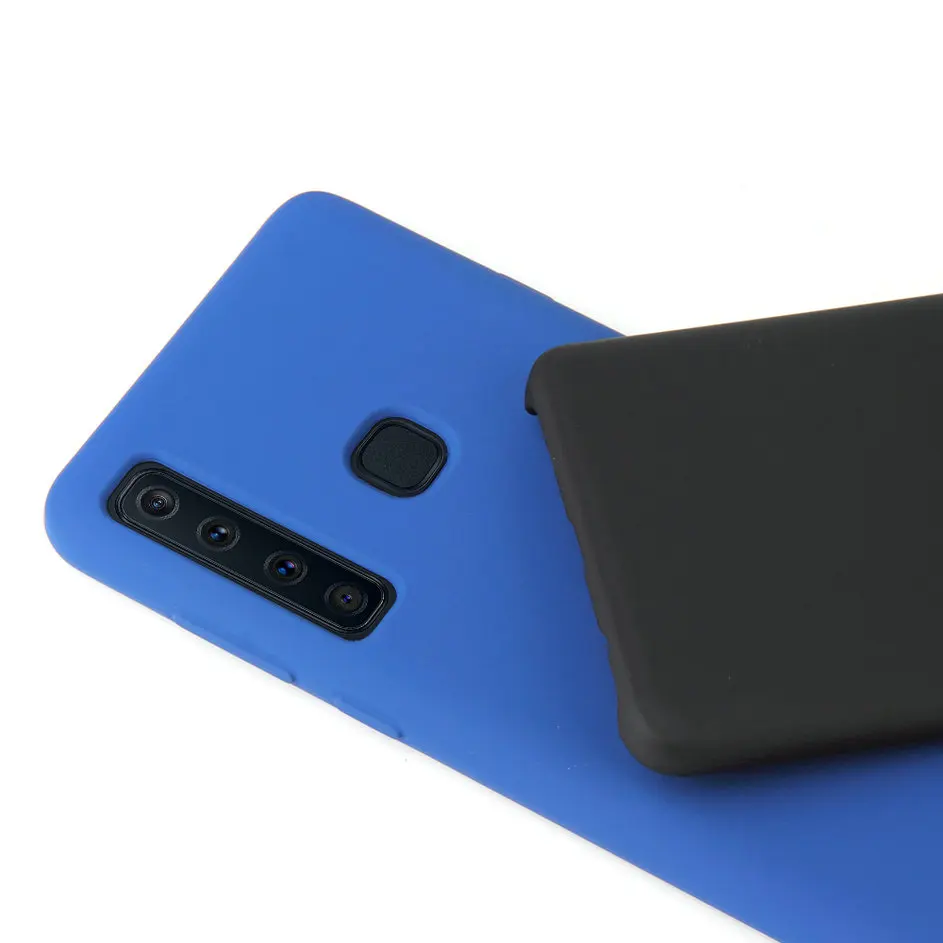 Для Sumsung Galaxy A6 A6Plus A9 A7 2018 Чехол Премиум твердый Силиконовый ТПУ мягкий удобный A750