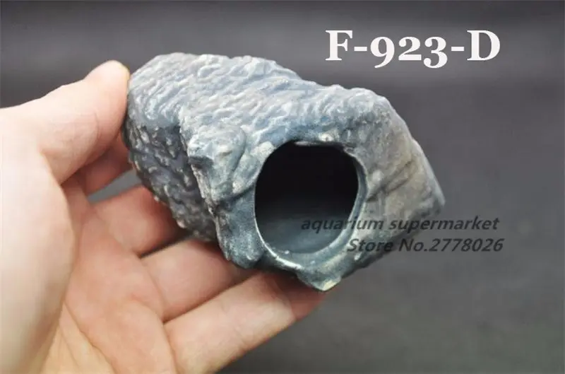 F-923-D MF CICHLID камень керамический аквариум каменная пещера декор для аквариума аквариум - Цвет: F-923-D