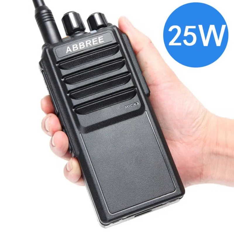 Портативная рация ABBREE AR 25W Talkie UHF 400 480 МГц выходная мощность 25 Вт 10 5 км радиус