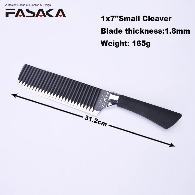 FASAKA кухонный нож из нержавеющей стали 3CR13 7 дюймов маленький для резки кухонные