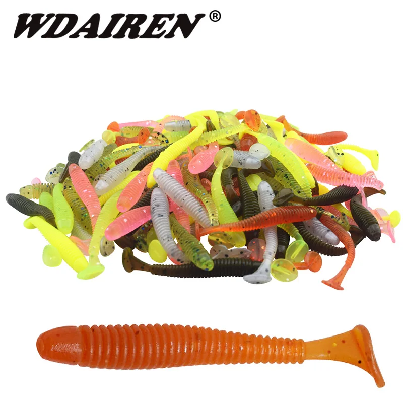 50 шт. искусственная силиконовая рыболовная приманка 0 7 г 47 мм|fishing lure soft|silicone bait