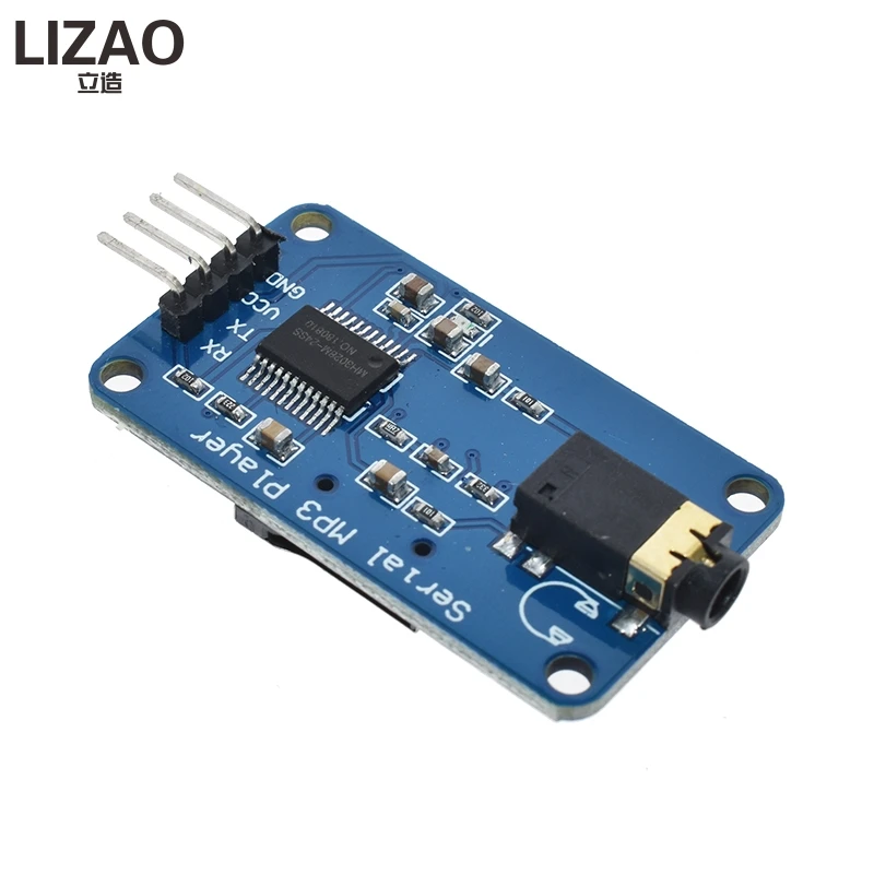 YX5300 UART TTL серийный модуль управления MP3 плеером Поддержка MP3/WAV Micro SD/SDHC карты для