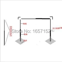 10ft10ft stainless steel wedding backdrop stand backdrop pipe with expandable rods adjustable stand for wedding drape
