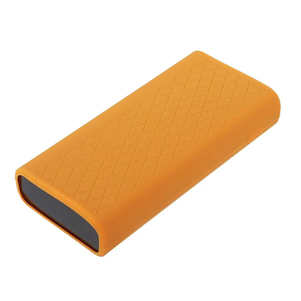 Оранжевый Силиконовый защитный чехол для Xiaomi mi 20000 мАч для Xiao mi power bank 3 pro power Bank чехол Аксессуары - Цвет: Оранжевый