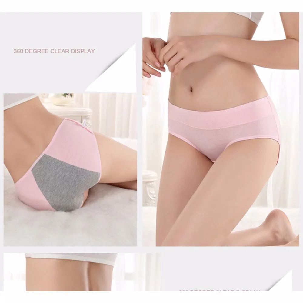 Женские Бесшовные трусики для менструации непротекаемые физиологические