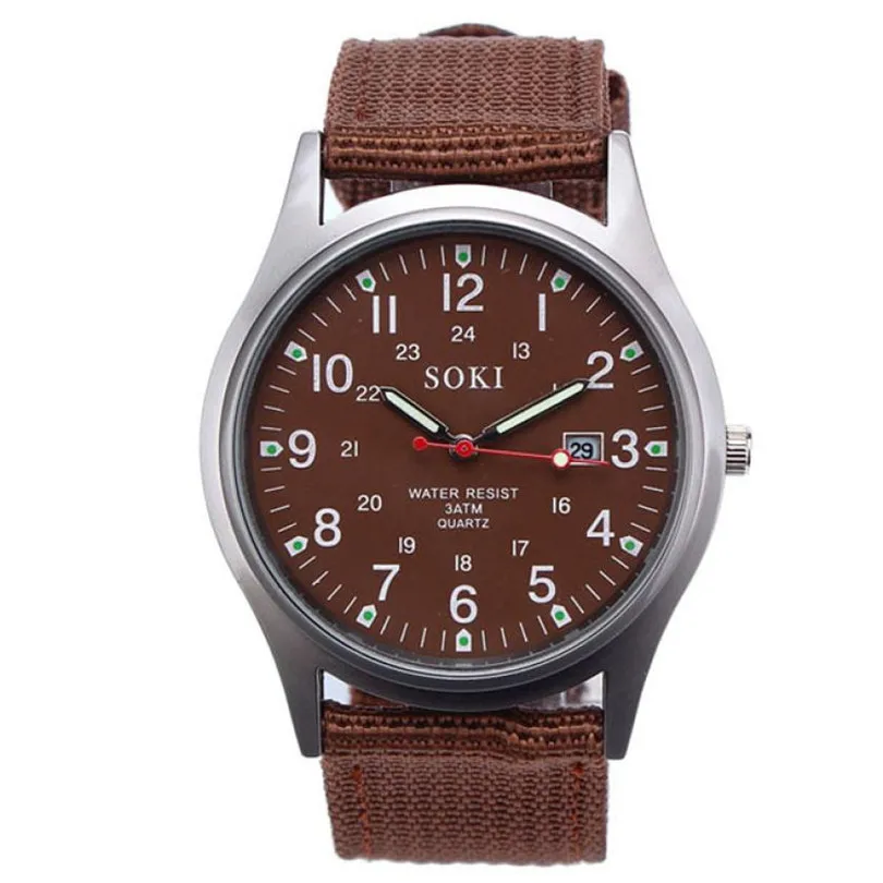 Прочные модные часы женские роскошные мужские кварцевые аналоговые | Наручные