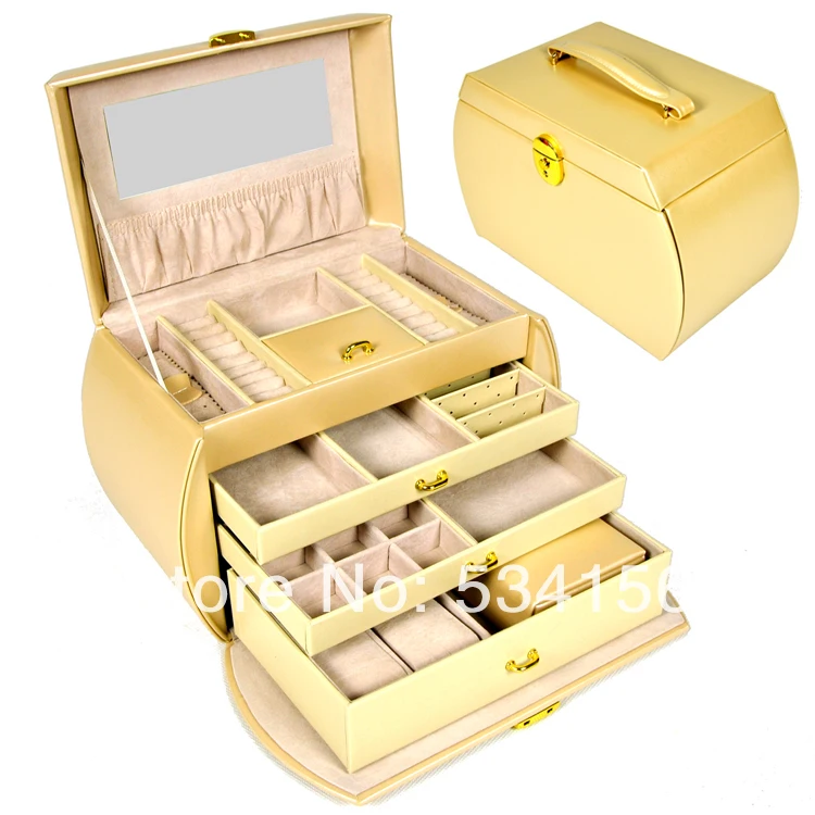 Бесплатная доставка кожаная Подарочная коробка для часов витрина шкатулка