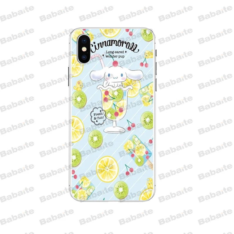 Babaite cinnamoroll Модный чехол для телефона с принтом, аксессуары для Apple iPhone 8 7 6 6S Plus X XS max 5 5S SE XR