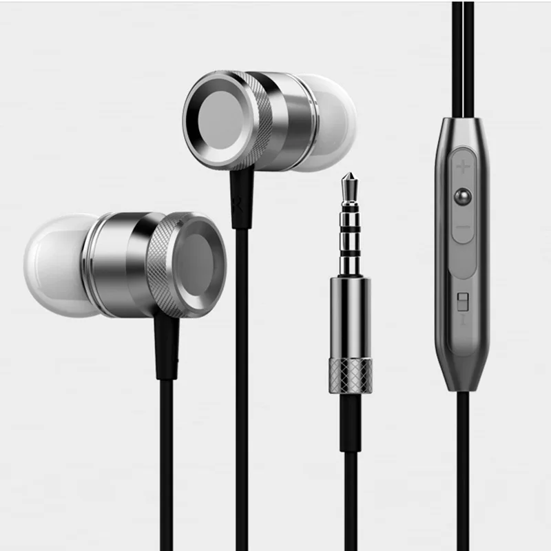 696 в ухо стерео наушники металлические Универсальный HIFI гарнитуры Игровые