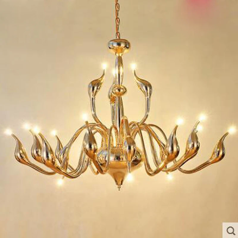 Postmodern minimalist chandelier Nordic living room designer atmosphere Swan creative personality restaura | Лампы и освещение