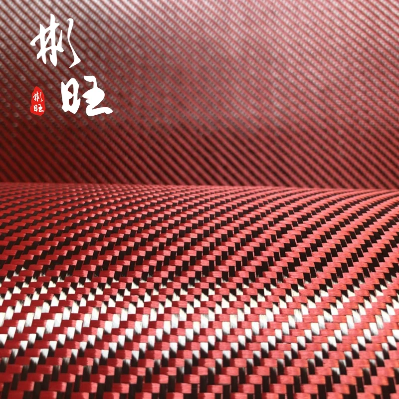 1500D red kevlar and 3K black carbon fiber twill 190gsm | Дом и сад