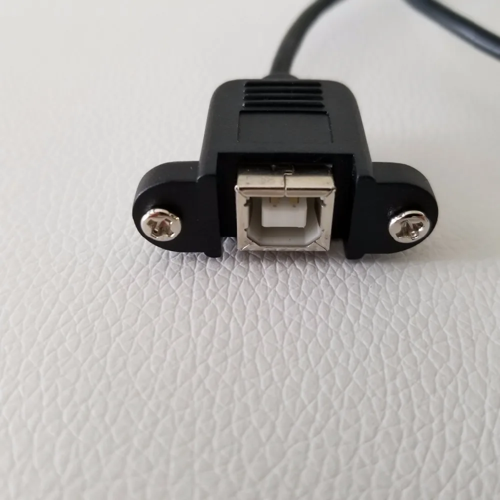 10 шт./лот USB Женский Кабель Удлинитель с винтами монтажный кабель черный 50 см| |