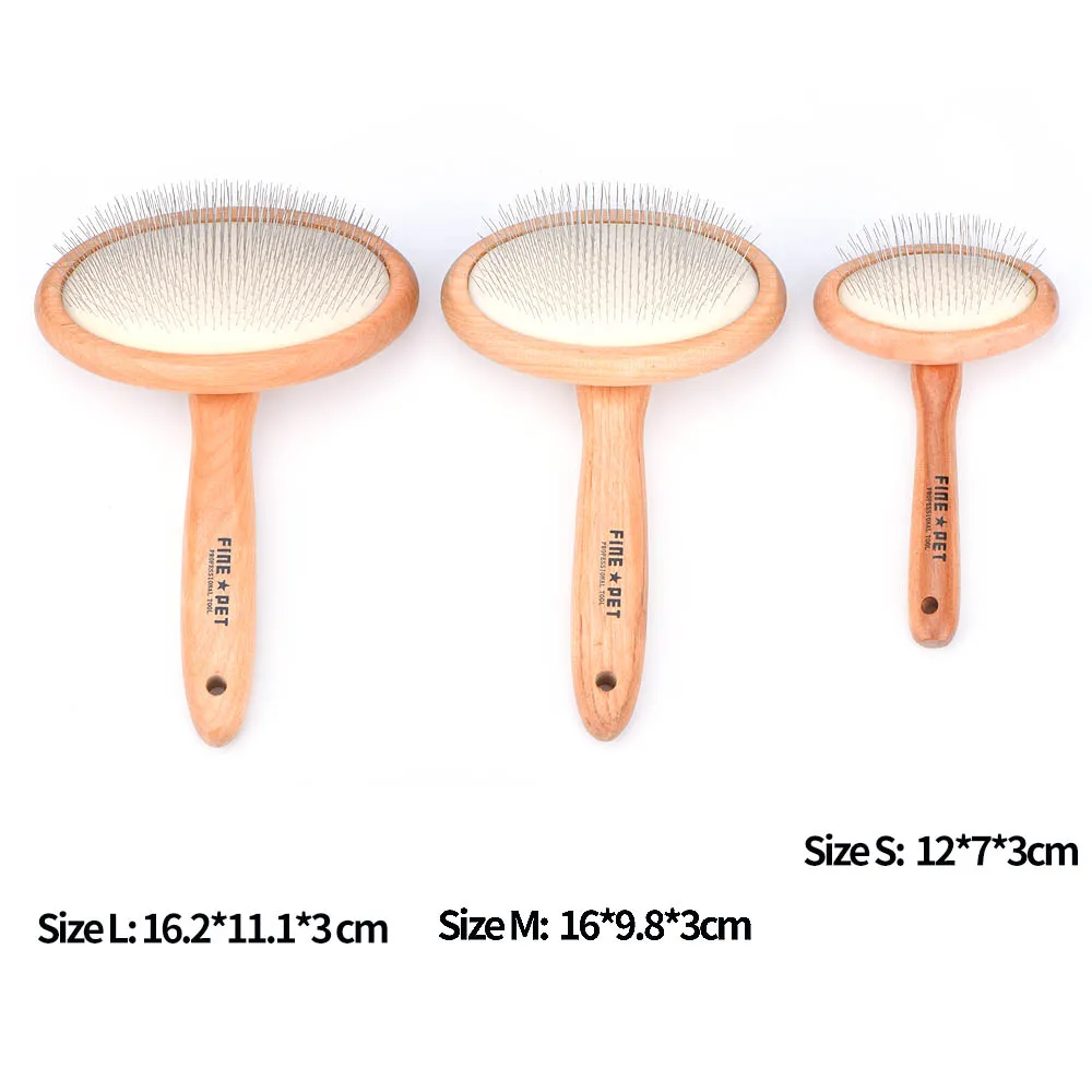 Деревянная щетка для вычесывания собак и кошек спутывания распутывания волос
