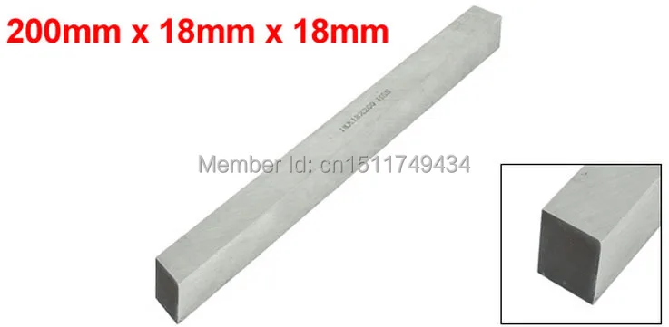 

HSS 18mm x 18mm x 200mm Square Lathe Tool Bit Boring Bar Fly Cutter
