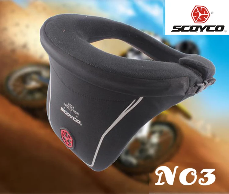 Защитная SCOYCO мотоциклетная защита для шеи Высокое качество спортивное снаряжение для дальних гонок защитный шейный бандаж для мотокросса N03