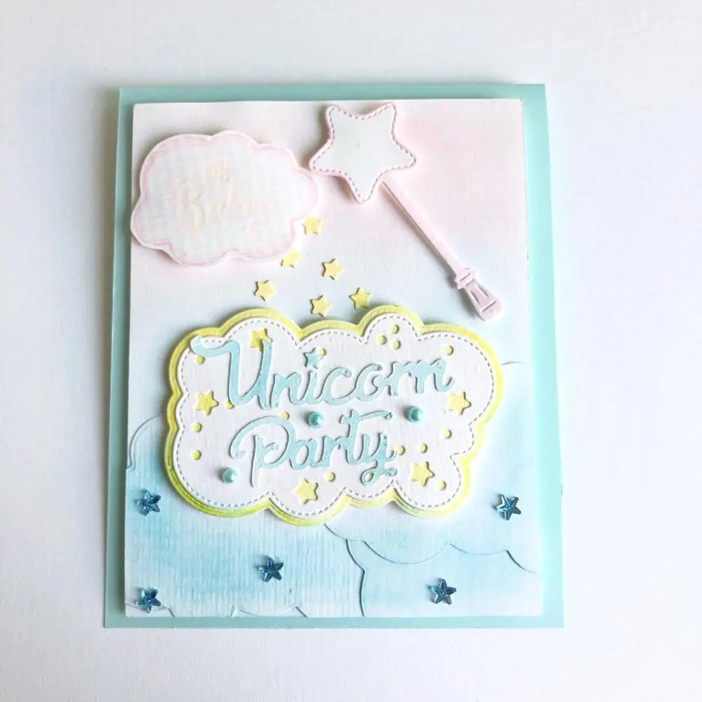 Волшебные трафареты для резки металла DIY Скрапбукинг тиснение бумажный Нож Формы