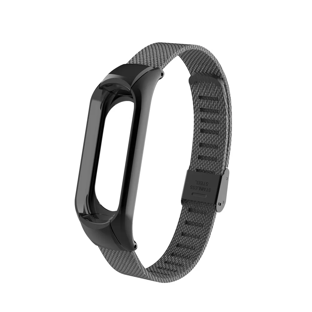 E-ZONE mi band 3 металлический ремешок для Xiaomi mi Band 3 Браслет Смарт-часы Band 3 аксессуар