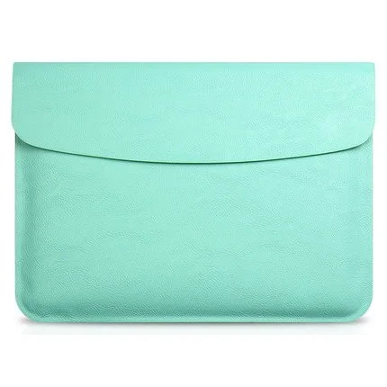Mint Green Новейший брендовый популярный чехол из искусственной кожи для MacBook Air 1", AIR 13", retina 13,3, сумка для ноутбука 1", Прямая поставка - Цвет: Mint Green