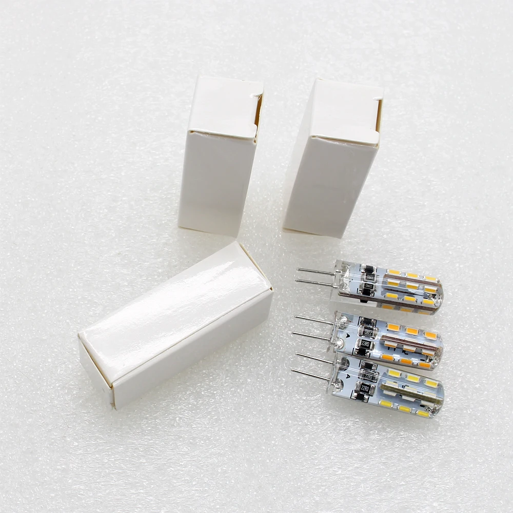 Светодиодный светильник G4 DC12V 3 Вт 24 светодиодный s Mini Casule кукурузная лампа 3014SMD