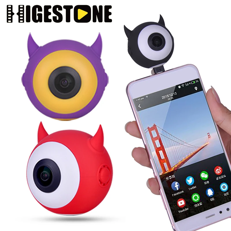 Higestone 5.0MP Мобильный объектив 720 градусов видеокамера панорамная камера Android USB