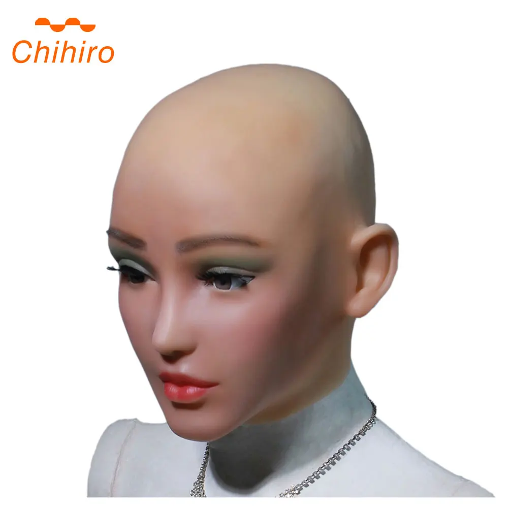 Chihiro лицо ангела силиконовая Реалистичная Женская кожа для Хэллоуина танцев