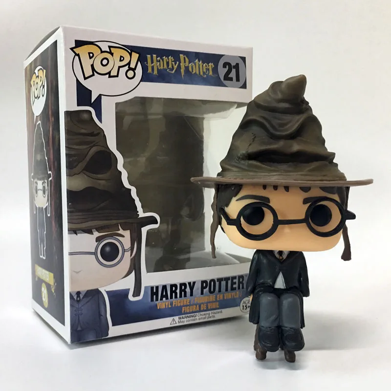 2018 Новый Гарри Поттер каблук 10 см характер magic hat ПВХ модель на день рождения