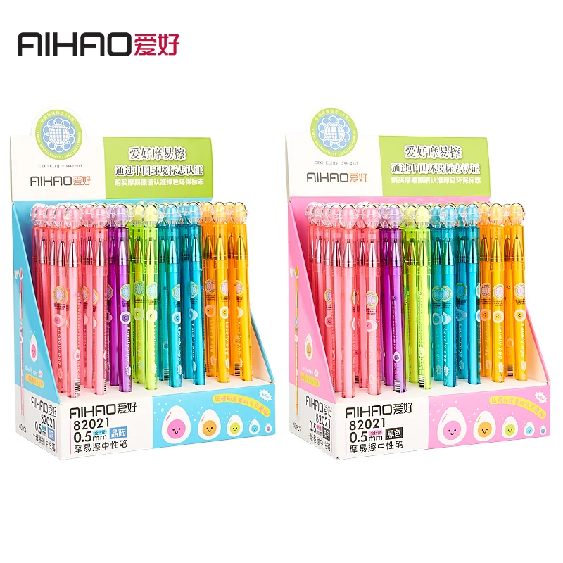 AIHAO канцелярские принадлежности Волшебная стираемая гелевая ручка Милая