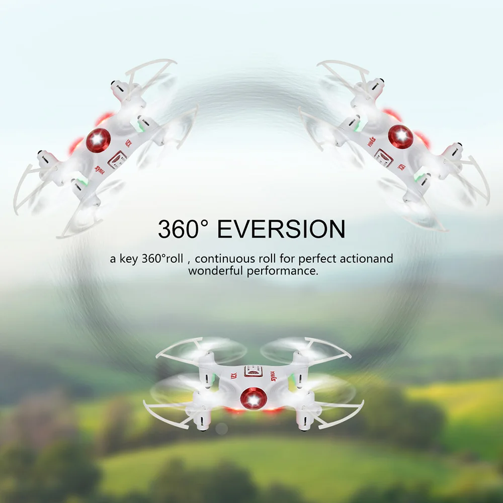 Оригинальный Syma X21 Мини карманный Дрон Квадрокоптер RC вертолет 4CH 2 4G 6-aixs гироскоп