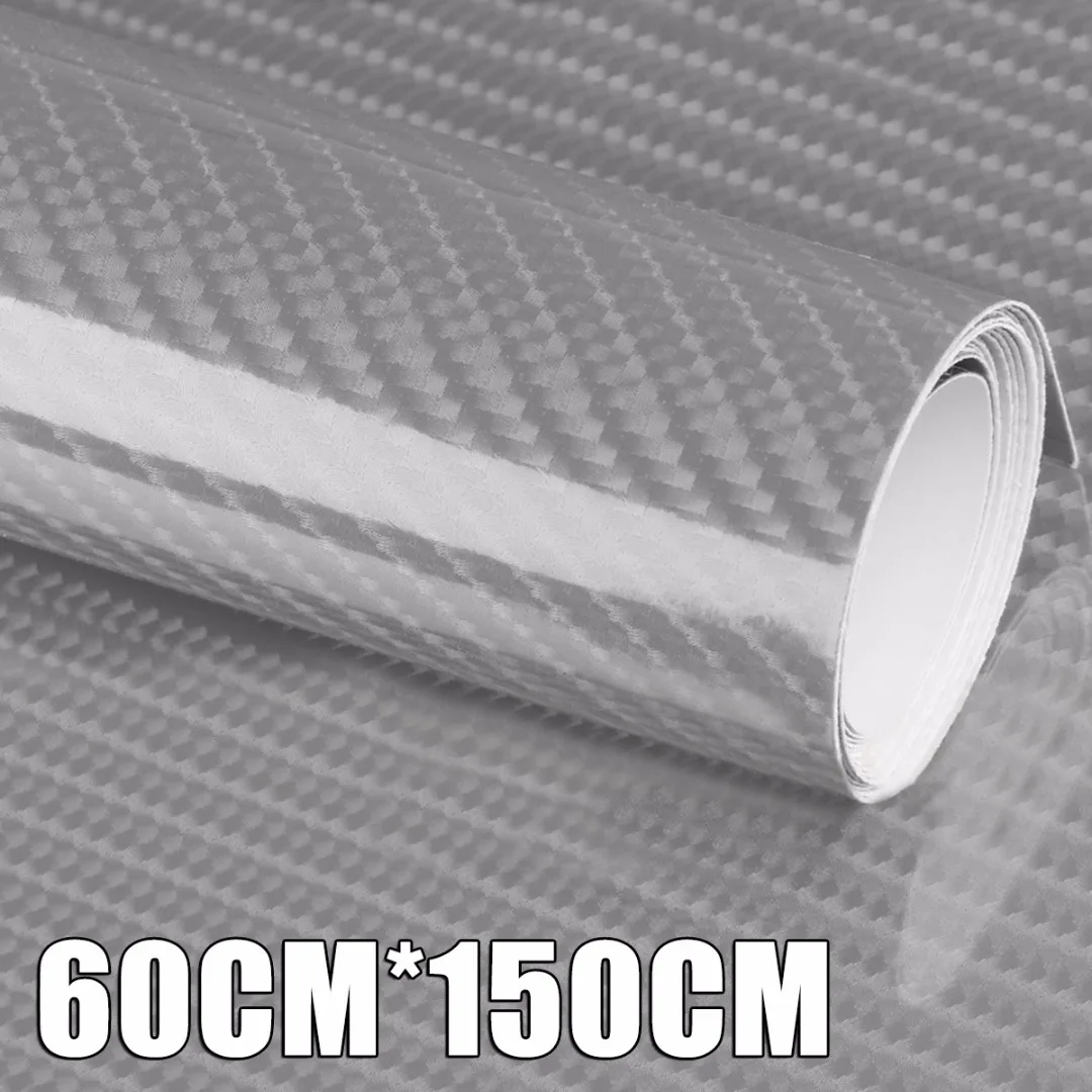 Аксессуары для стайлинга автомобилей 1 шт. DIY 7D виниловая пленка из углеродного волокна без пузырьков, наклейки на воздух 60 см* 150 см